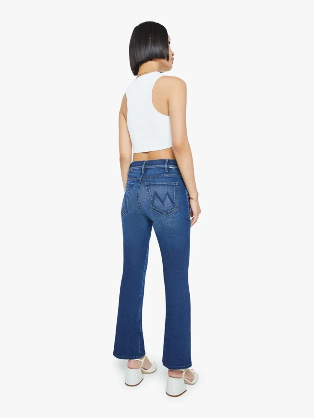 MOTHER Petites Lil Hustler Ankle Jean in “Taking Chances” Wash size 27 NWT - Picture 3 of 10